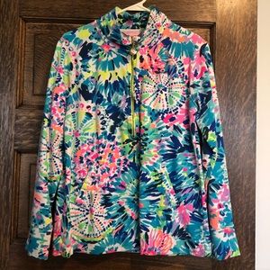 Lilly Pulitzer Quarter Zip Sweatshirt M